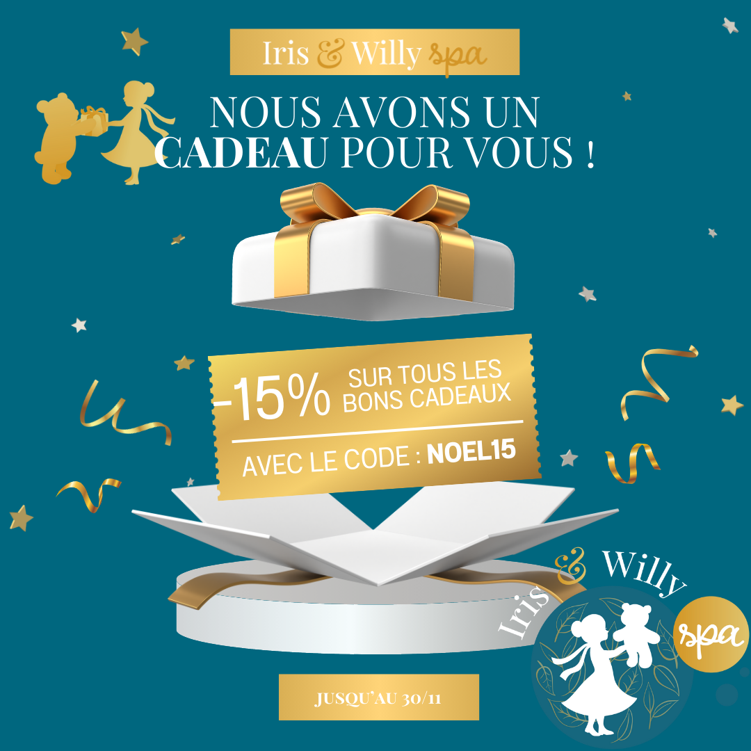 15% sur les bons cadeaux code NOEL15 sur novembre image